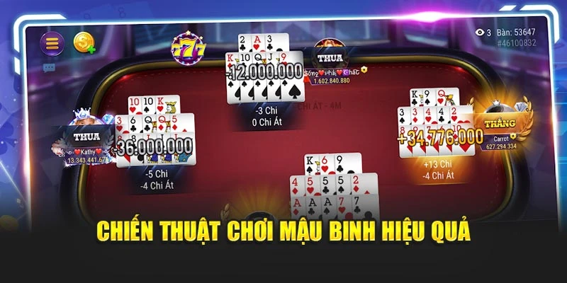 Chiến thuật chơi mậu binh hiệu quả