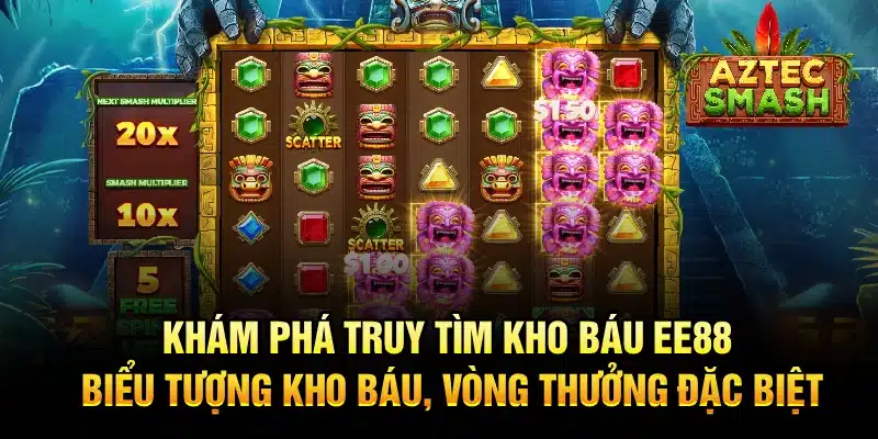 Khám phá Truy Tìm Kho Báu EE88 – Biểu tượng kho báu, vòng thưởng đặc biệt